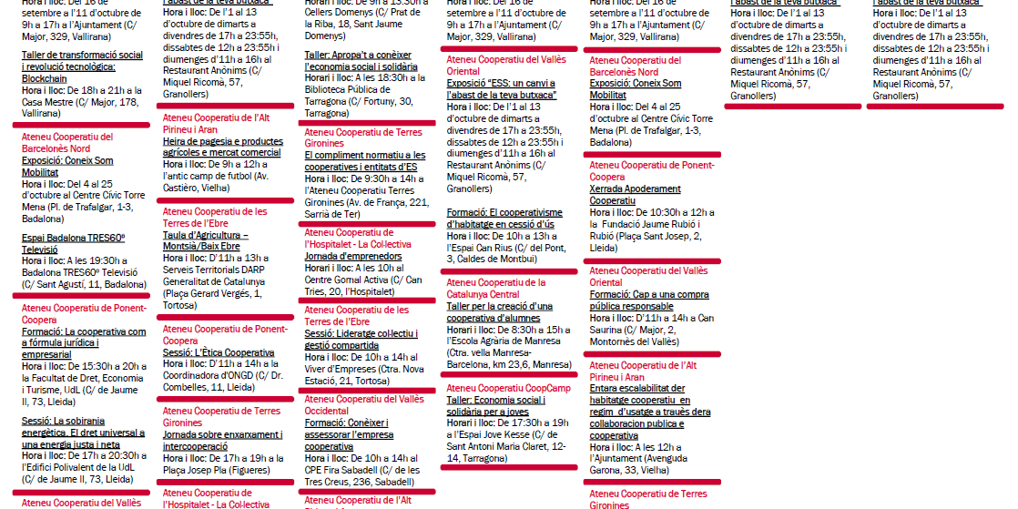 Agenda XAC 7 – 13 octubre 2019