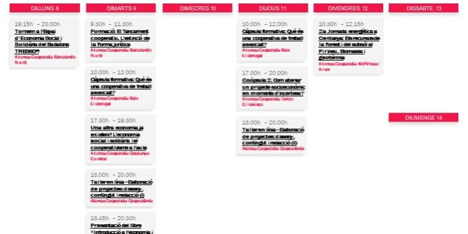 Agenda XAC 8 – 14 febrer 2021