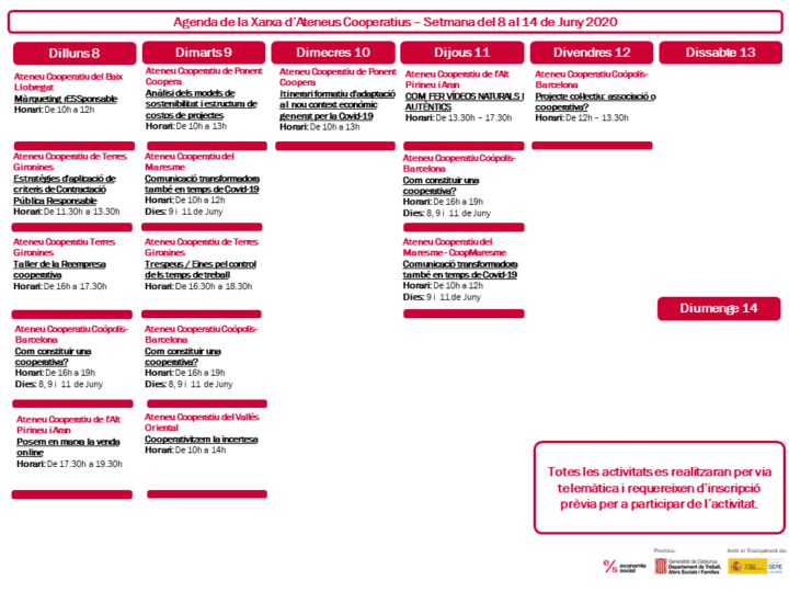 Agenda XAC_8_14 de juny 2020