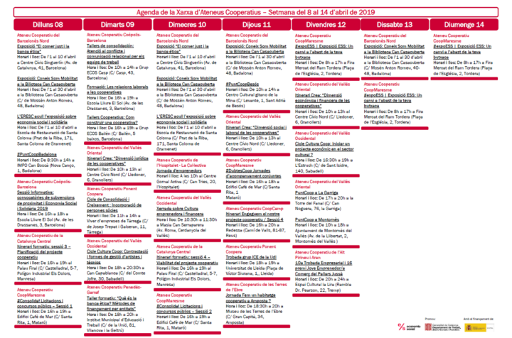 Agenda_XAC_08-14 abril 2019