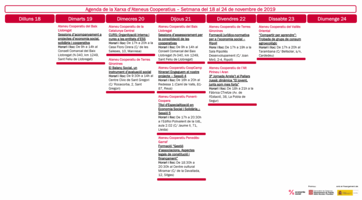 Agenda_XAC_18-24 novembre 2019