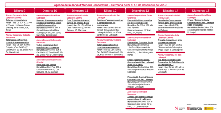Agenda_XAC_9 – 15 desembre 2019