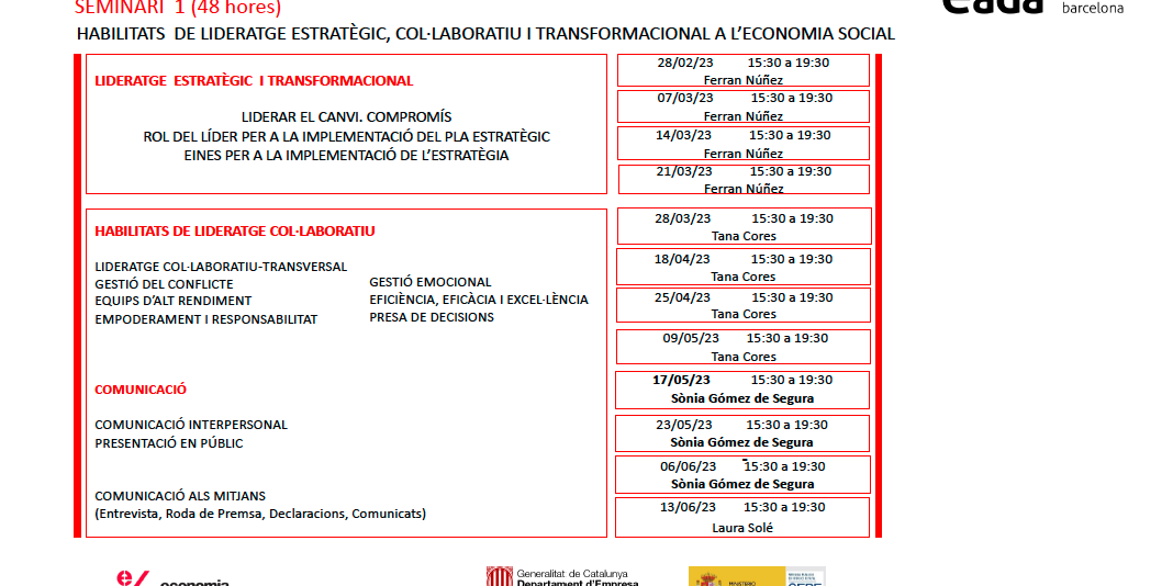 Seminari 1 Habilitats directives