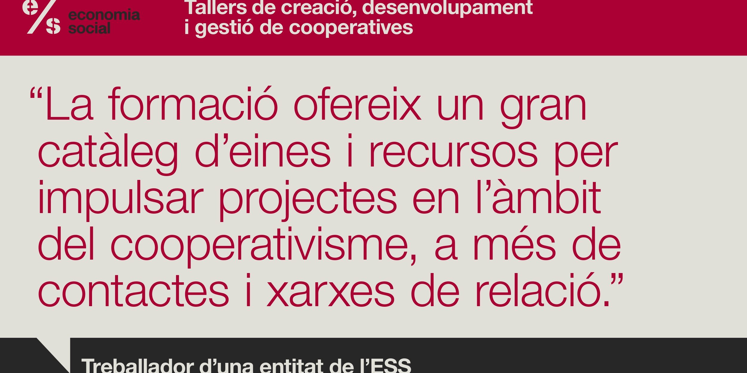 postals_2023_treballador ESS Tallers virtuals creació cooperatives