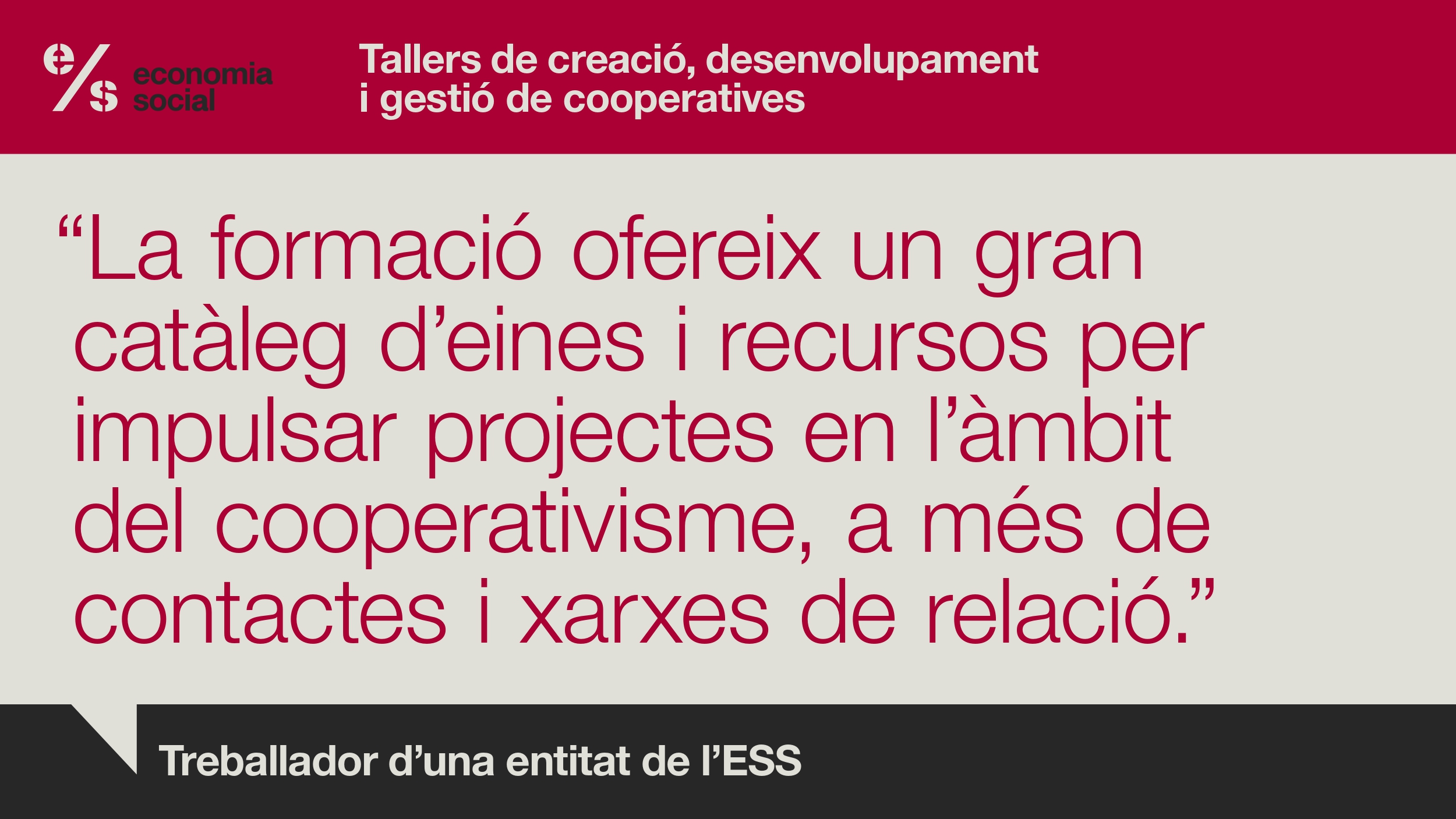 postals_2023_treballador ESS Tallers virtuals creació cooperatives